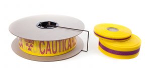 Barricade Tapes Yellow with Magenta Line Tape