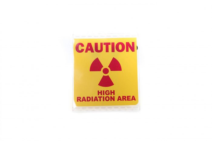 Radiation Sign "Caution High Radiation Area" (Spanish Options Available)