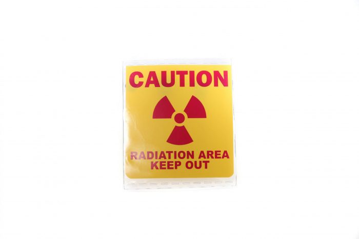 Radiation Sign "Caution Radiation Area Keep Out"