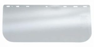 Universal Faceshield, PETG, 16 in L, 8 in H, Clear
