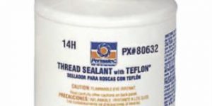 Thread Sealant with PTFE, 4 oz, Can, White