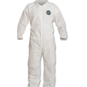 Proshield® 10 Coverall, Collar, Elastic Wrists and Ankles, Zipper Front, White, 2X-Large 25/case