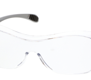 Law OTG Safety Glasses - Silver Temples - Clear Anti-Fog Lens 12/case