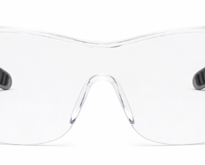 Law OTG Safety Glasses - Silver Temples - Clear Anti-Fog Lens 12/case