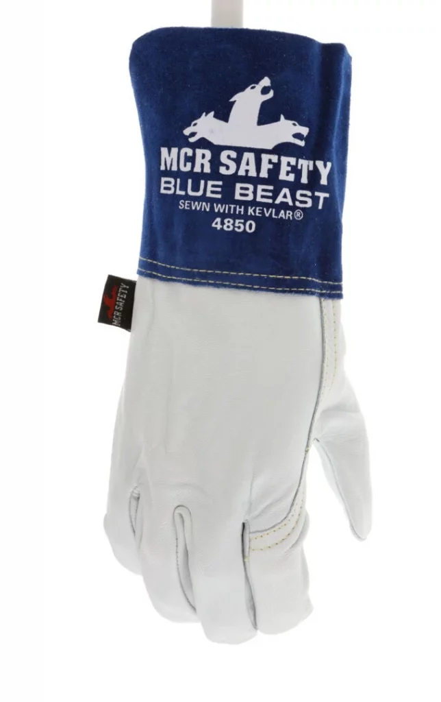 MCR Safety 4850 Blue Beast Leather Welding Gloves