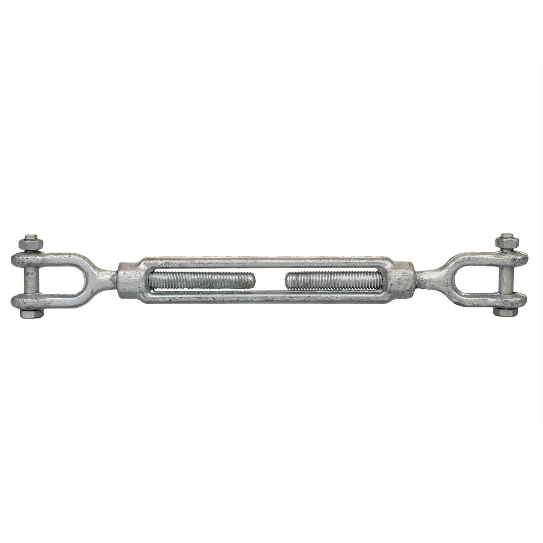 Galvanized jaw-and-jaw turnbuckle