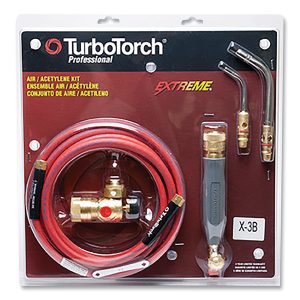 Torch Kit Swirl, Extreme® X-3B, Acetylene, Includes CGA 520 Regulator, Rear Valve Handle, Hose, 2-Ti