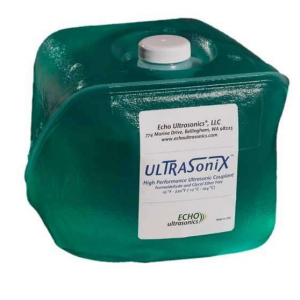 Ultrasonix - 5 Gallon Cubitainer, Medium viscosity, 2 refillable bottles, dispensing faucet