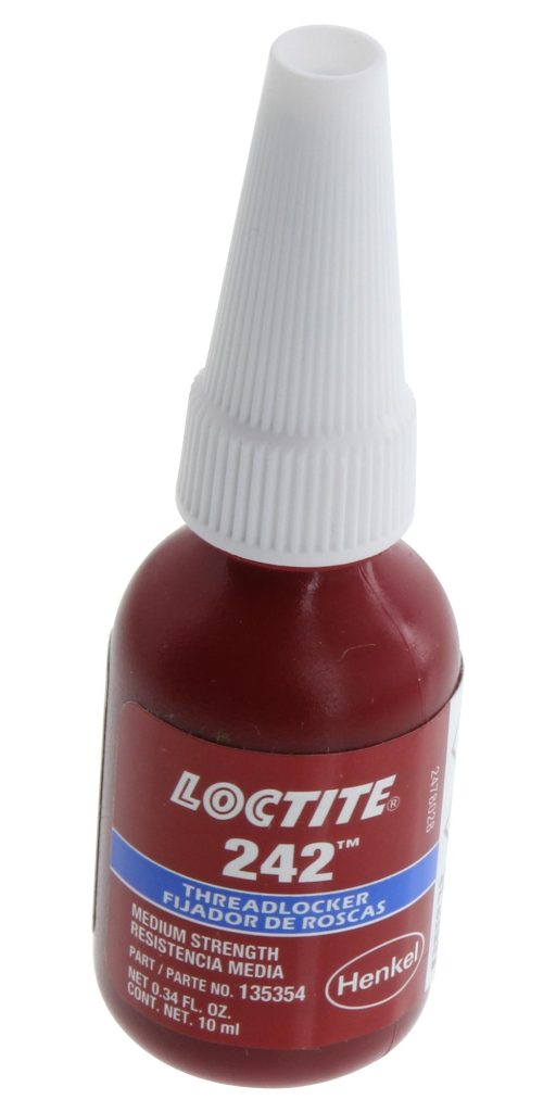 LOCTITE 242 Medium-Strength Threadlocker, Blue, 10 ml