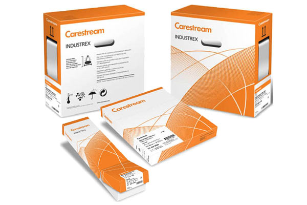 Carestream INDUSTREX industrial X-ray film packages