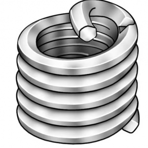 Tanged Helical Insert, Free-Running, 5/16"-18 Thrd Sz, 18-8 Stainless Steel, 10 PK