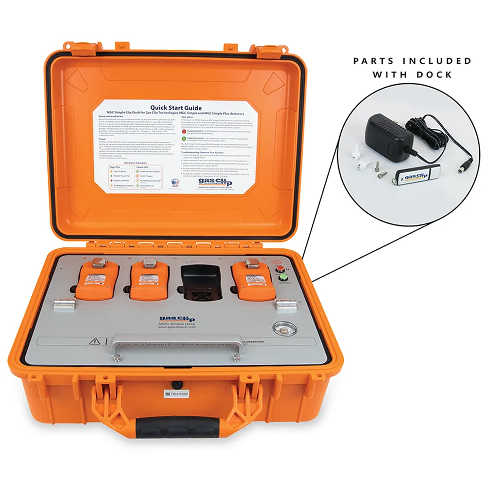 Gas Clip Technologies MGC Simple Clip Dock portable station