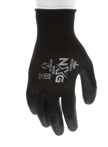 MCR Safety 96699 NXG black polyurethane-coated work glove