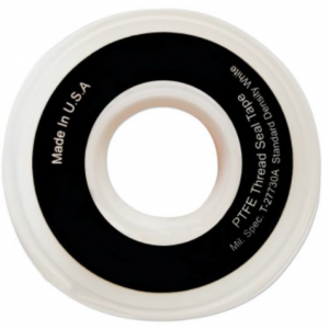 White PTFE Thread Sealant Tape, 1/2 in x 260 in (144 RL/case)