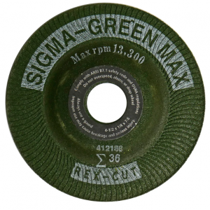 Rex-Cut Sigma Green Max Grinding Wheel 6" x 1/4" x 7/8" 36gr