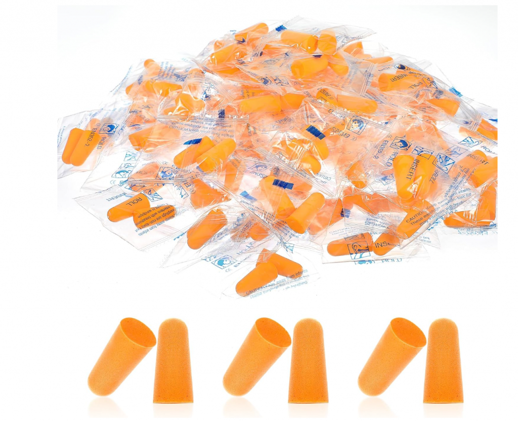 Voisen Quality Foam Earplugs 32DB NRR, Uncorded, 200 Pair