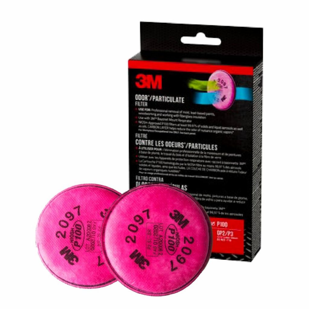 2000 Series Particulate Filter, P100, Particulates, Magenta, 2/PK