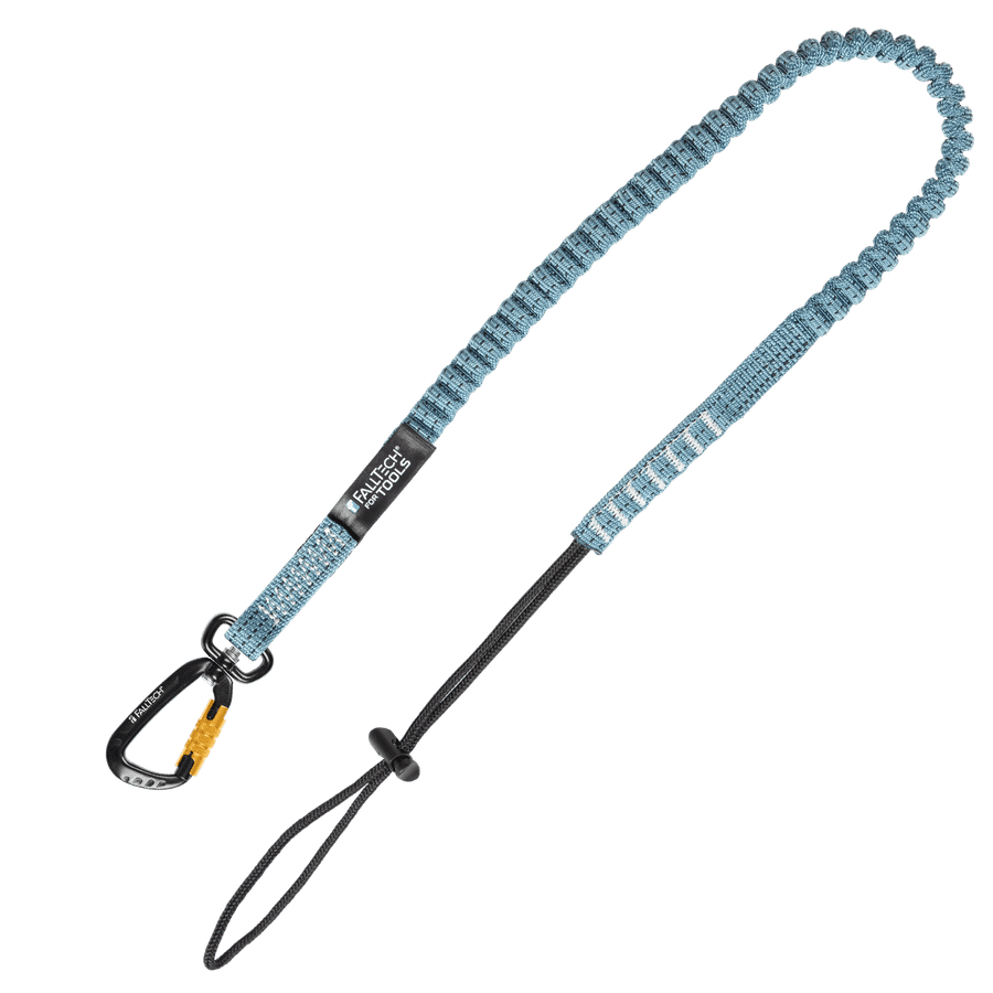 FallTech 5061A1 15 lb Premium Choke-On Tool Tether with Swivel Carabiner