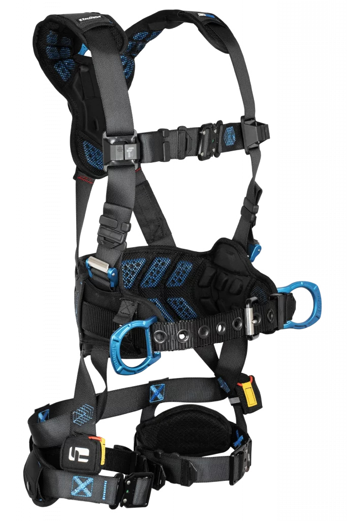 FT-One® 3D Construction Belted Full Body Harness, Quick Connect Adjustments - Large