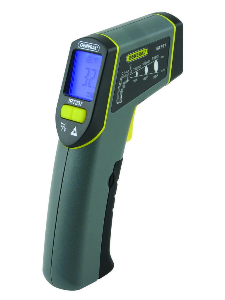 General Tools IRT207 8:1 Non-Contact Infrared Thermometer, -4°F to 608°F