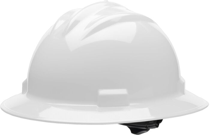 C71 Standard Full-Brim Hard Hat, 4-point Ratchet, White